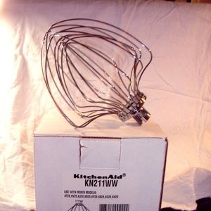 KITCHENAID MIXER WIRE WHISK ATTACHMENT NIB KN211WW